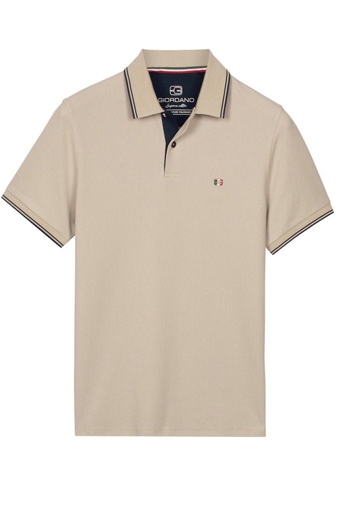 Giordano Nico Tipped Polo - Matt O'Brien Fashions