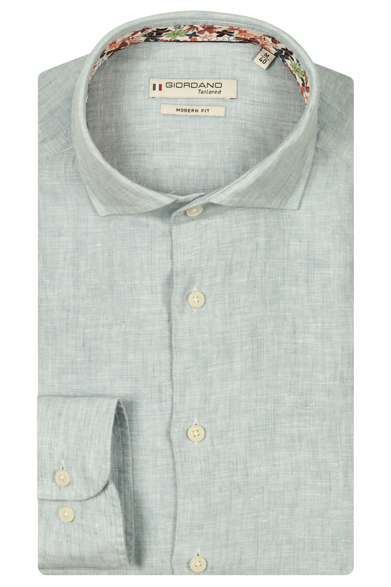 Giordano Row Linen Casual Shirt - Matt O'Brien Fashions