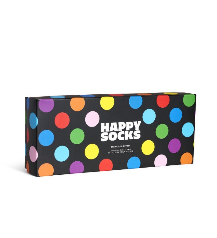 Happy Socks Multi Colour 4 Pack Socks - Matt O'Brien Fashions