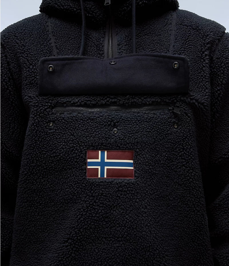 Napapijri Burgee Curly Overhead Fleece - Matt O'Brien Fashions