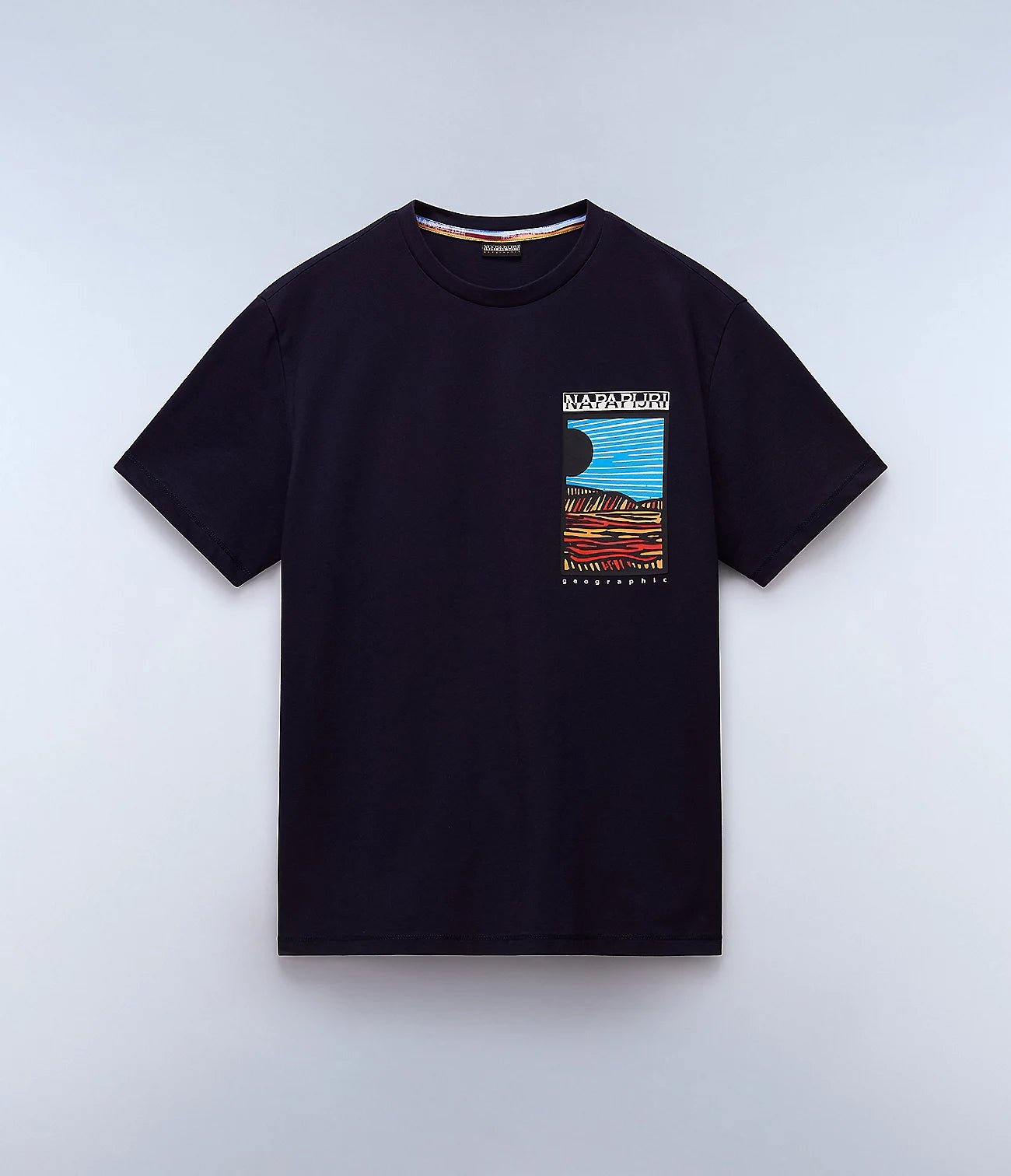 Napapijri Valdor Small Print T-Shirt - Matt O'Brien Fashions