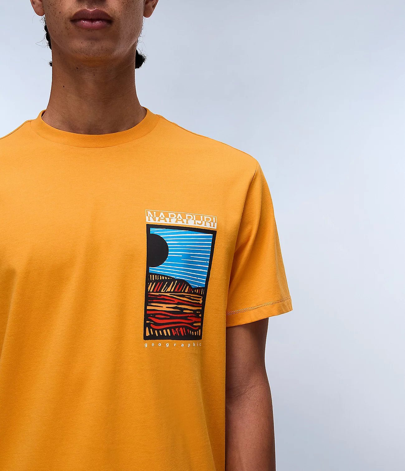 Napapijri Valdor Small Print T-Shirt - Matt O'Brien Fashions