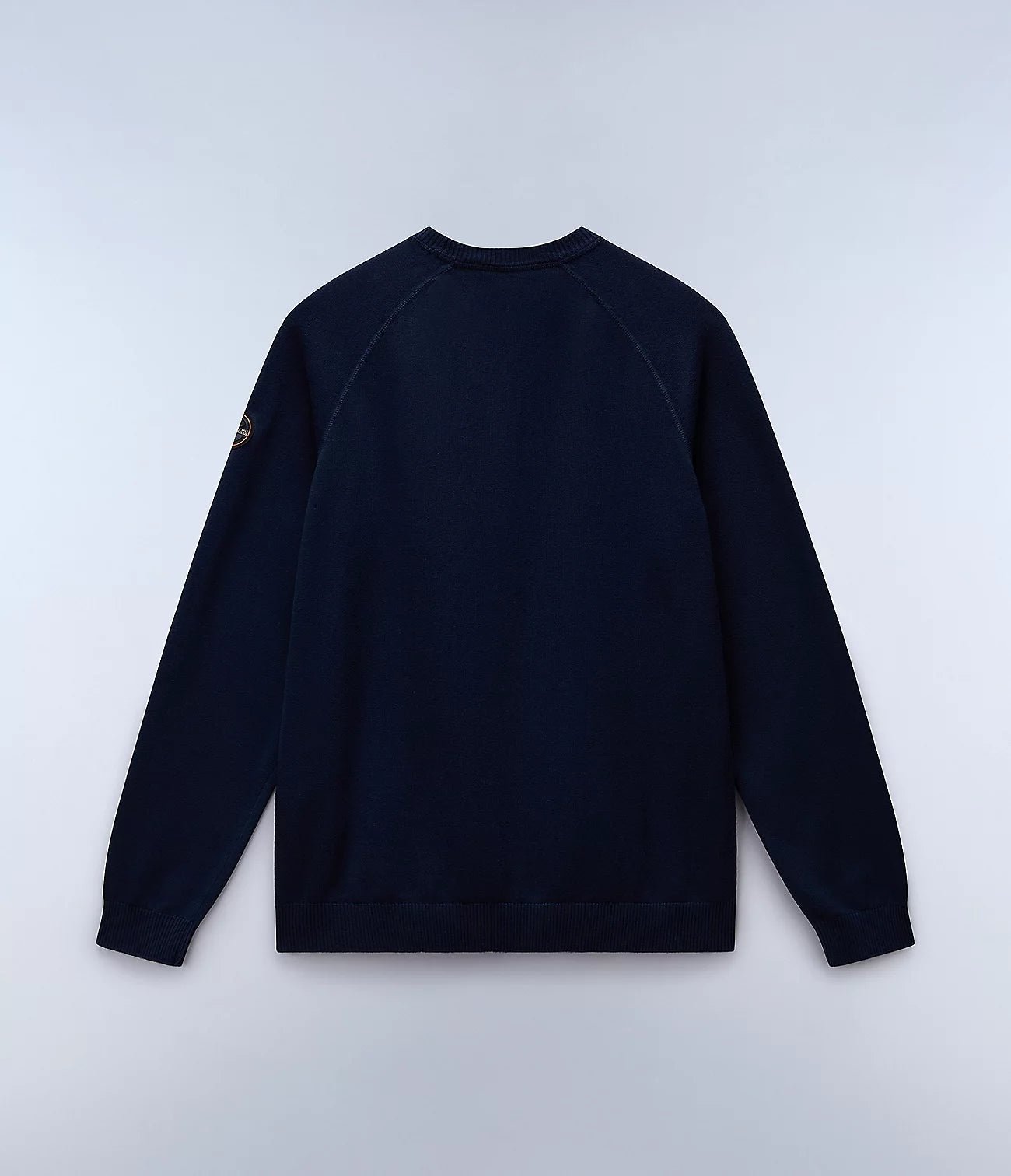 Napapijri Zanca Textured Crew Neck Jumper - Matt O'Brien Fashions