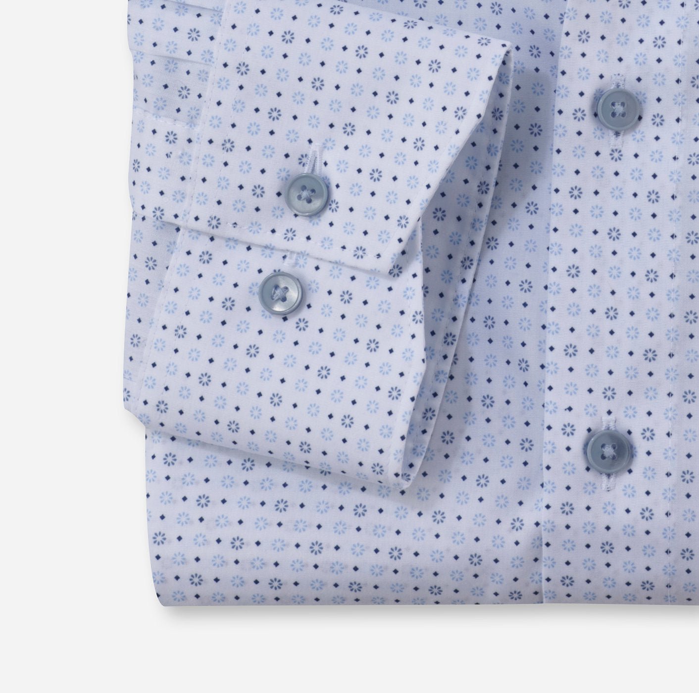 Olymp Luxor Modern Fit Geometric Print Shirt - Matt O'Brien Fashions