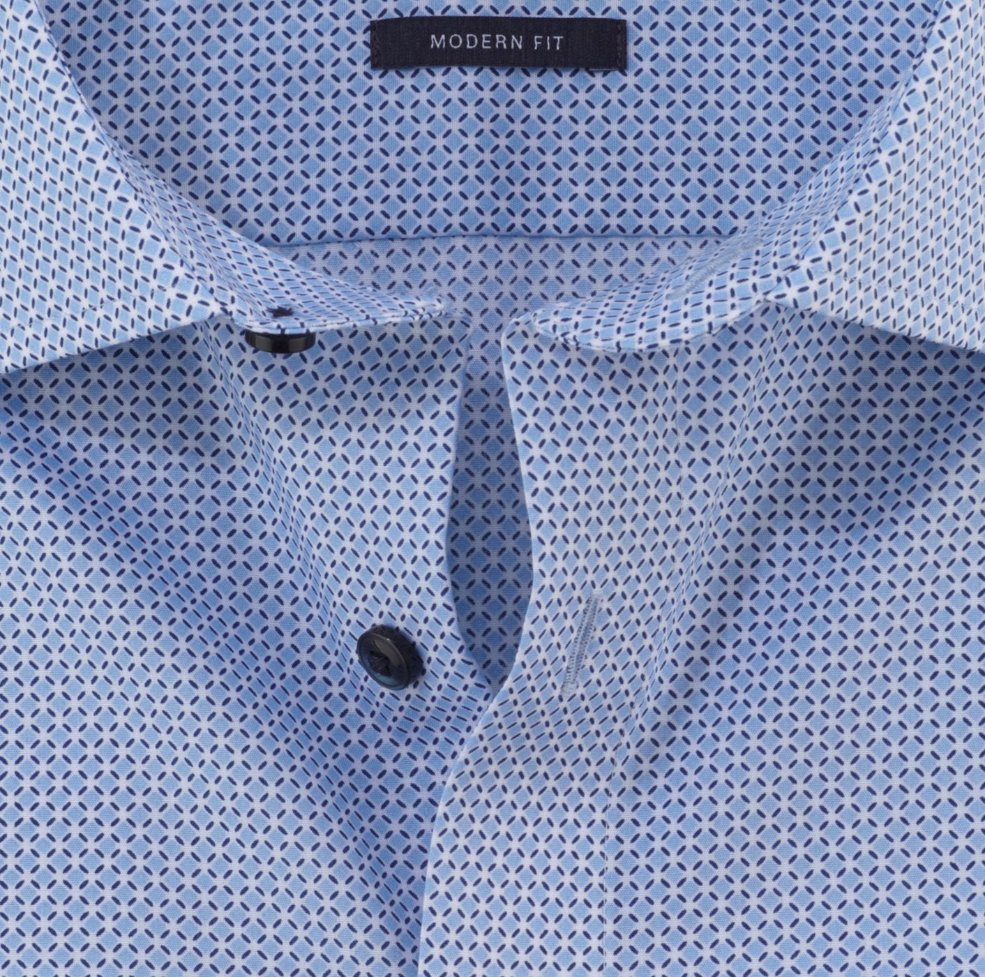 Olymp Luxor Modern Fit Print Shirt - Matt O'Brien Fashions