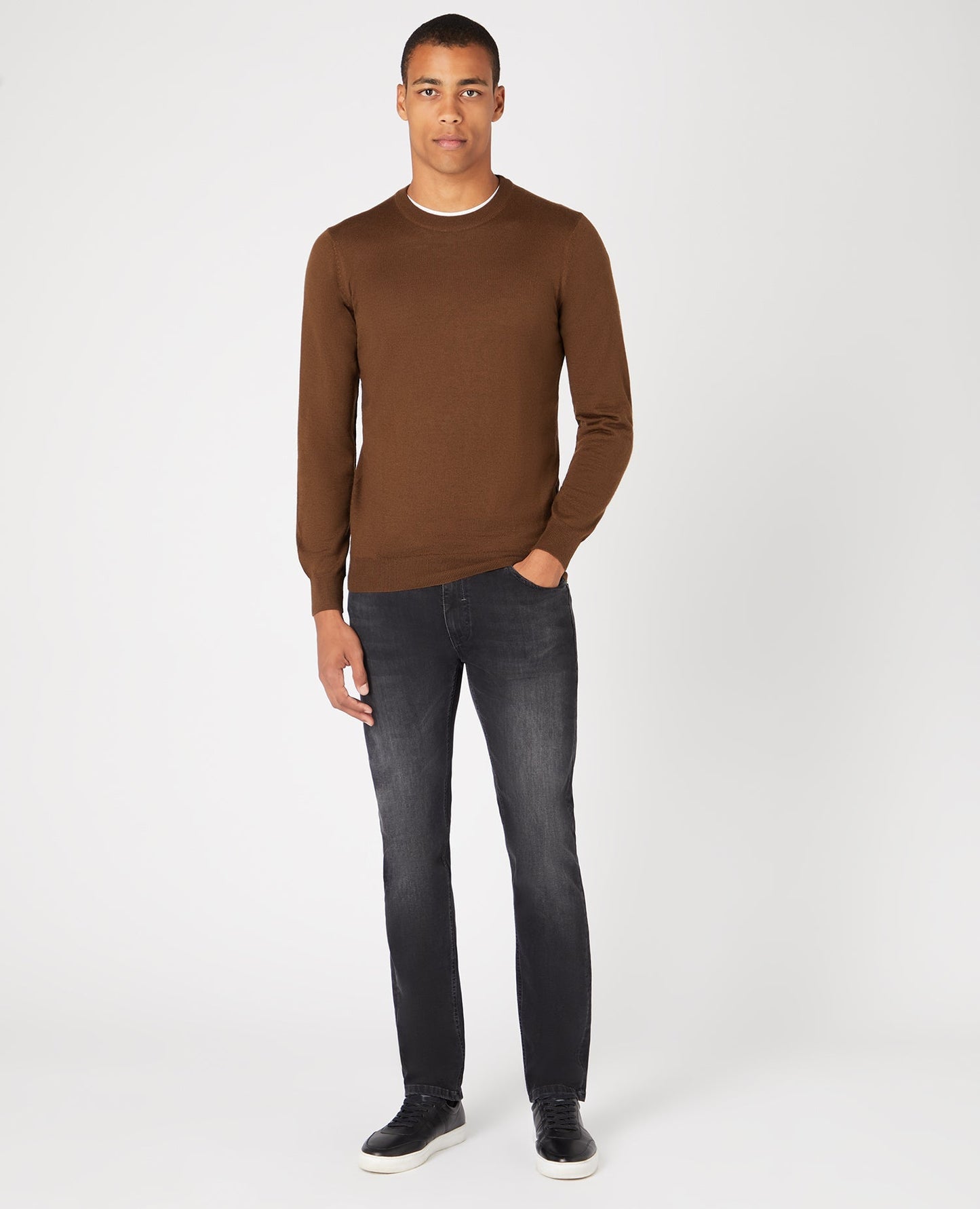 Remus Uomo Crew Neck Jumper - Matt O'Brien Fashions