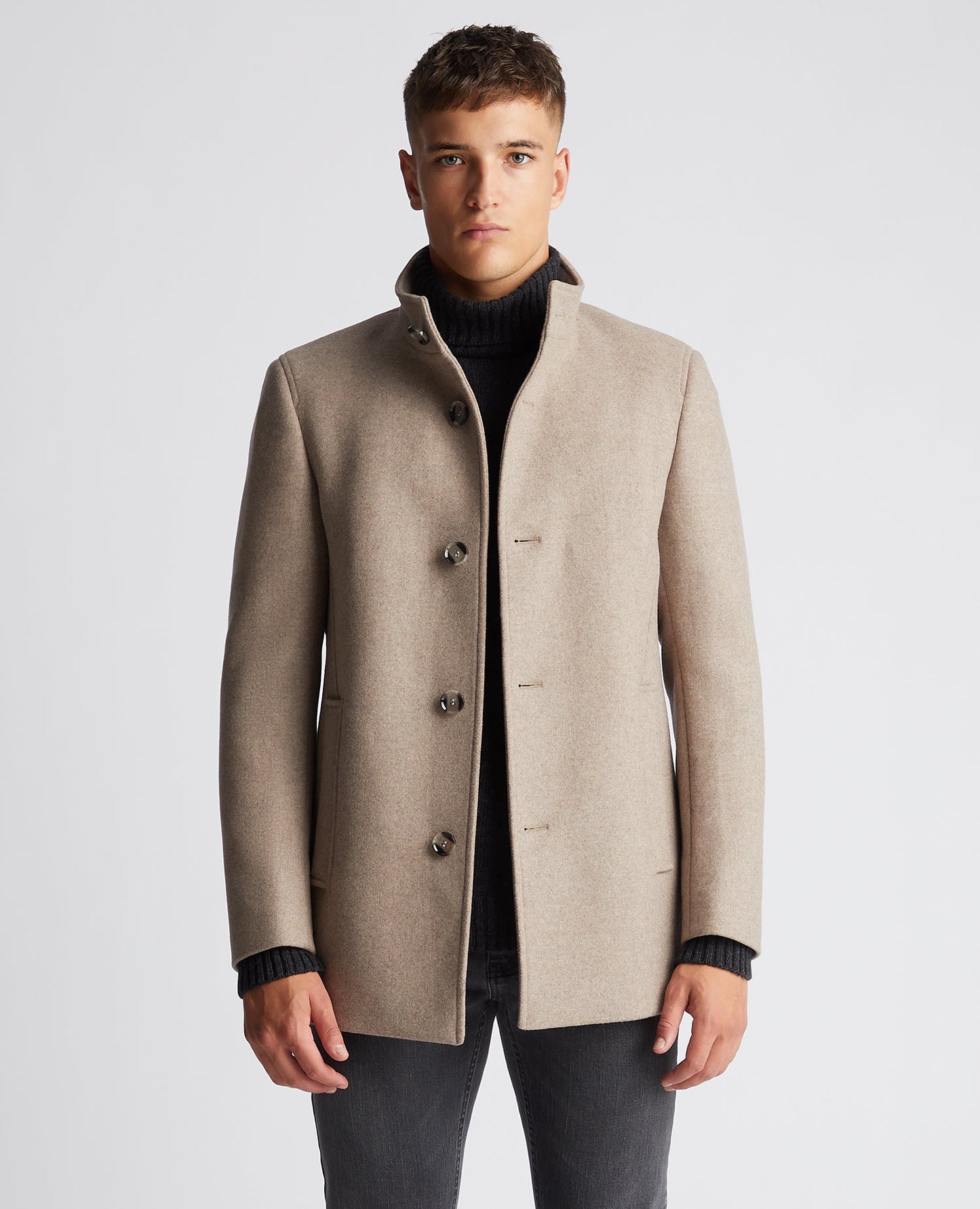Remus Uomo Jonah Overcoat - Matt O'Brien Fashions