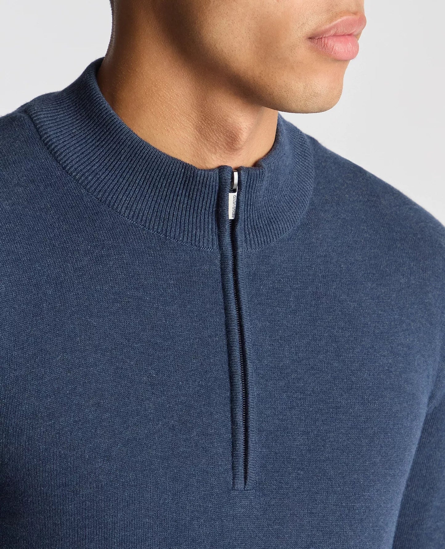 Remus Uomo Quarter Zip Cotton Sweater - Matt O'Brien Fashions