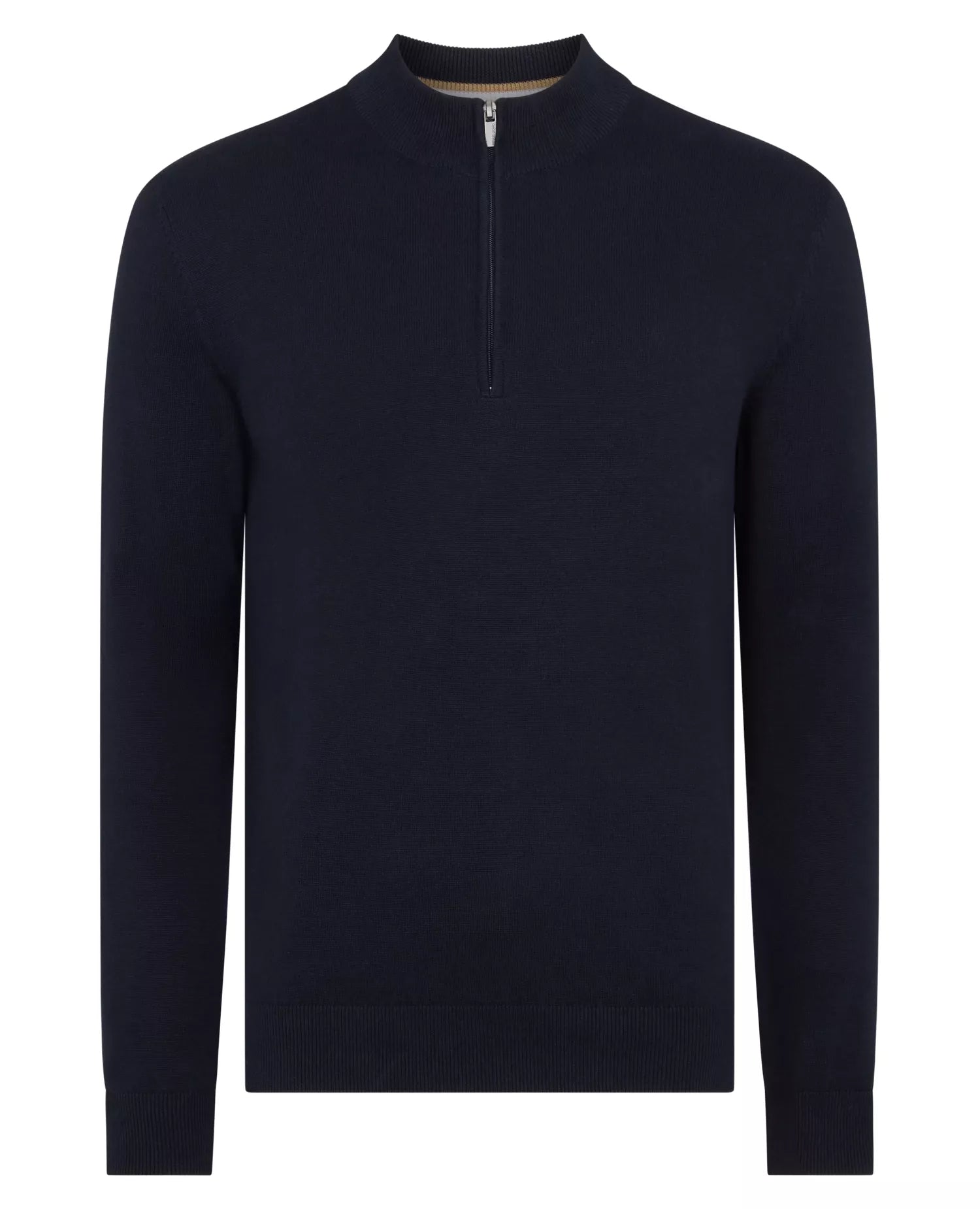 Remus Uomo Quarter Zip Cotton Sweater - Matt O'Brien Fashions