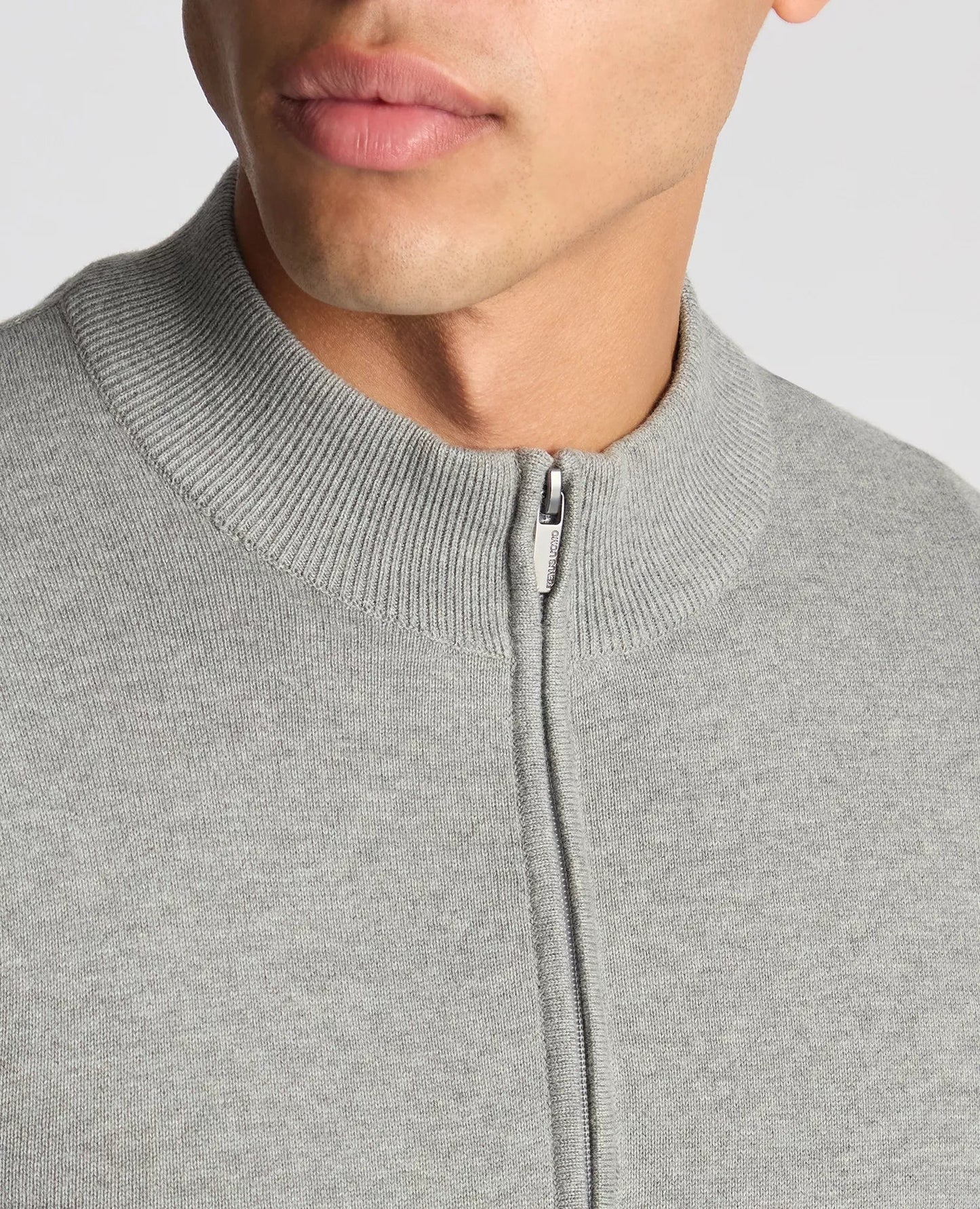 Remus Uomo Quarter Zip Cotton Sweater - Matt O'Brien Fashions