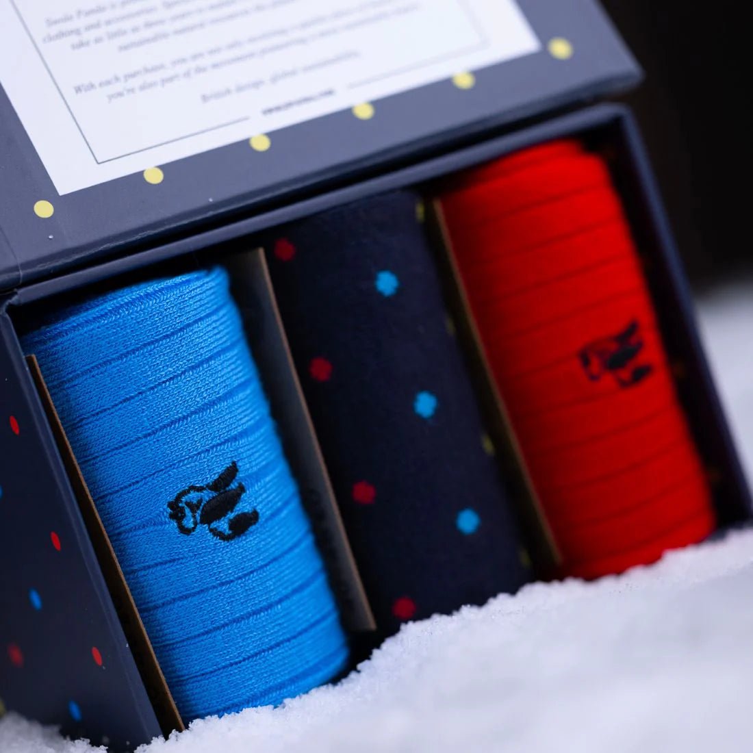 Swole Panda Multi 3 Pack Sock Box - Matt O'Brien Fashions