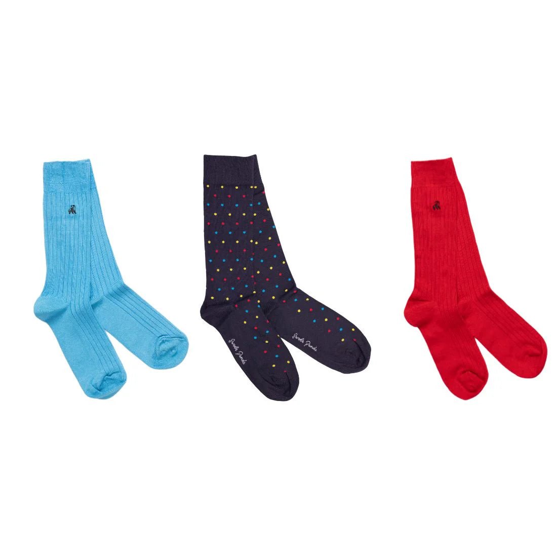 Swole Panda Multi 3 Pack Sock Box - Matt O'Brien Fashions