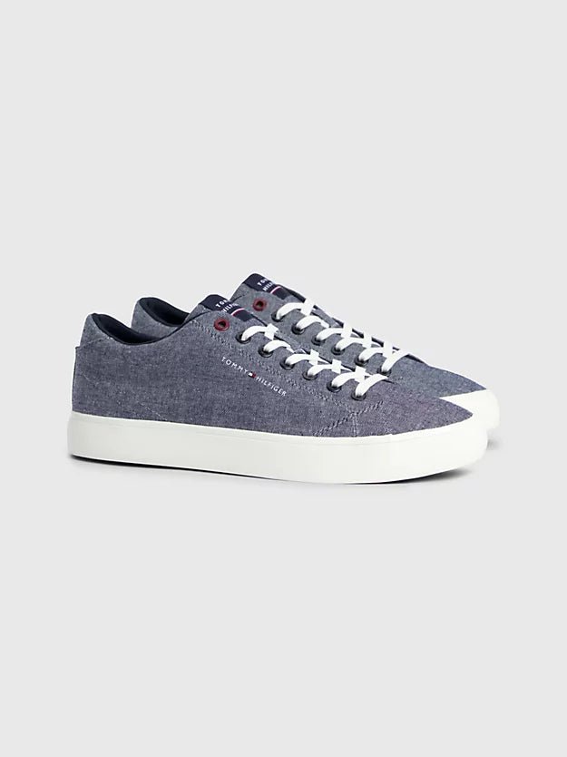 Tommy Hilfiger Chambray Linen Sneaker - Matt O'Brien Fashions