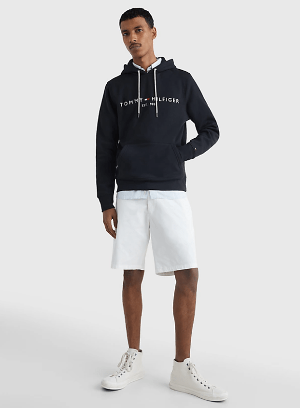 Tommy Hilfiger Core Tommy Logo Hoodie - Matt O'Brien Fashions