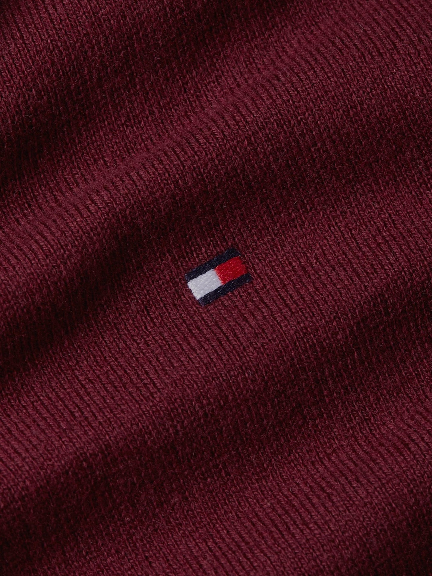 Tommy Hilfiger Cotton Cashmere V Neck Jumper - Matt O'Brien Fashions