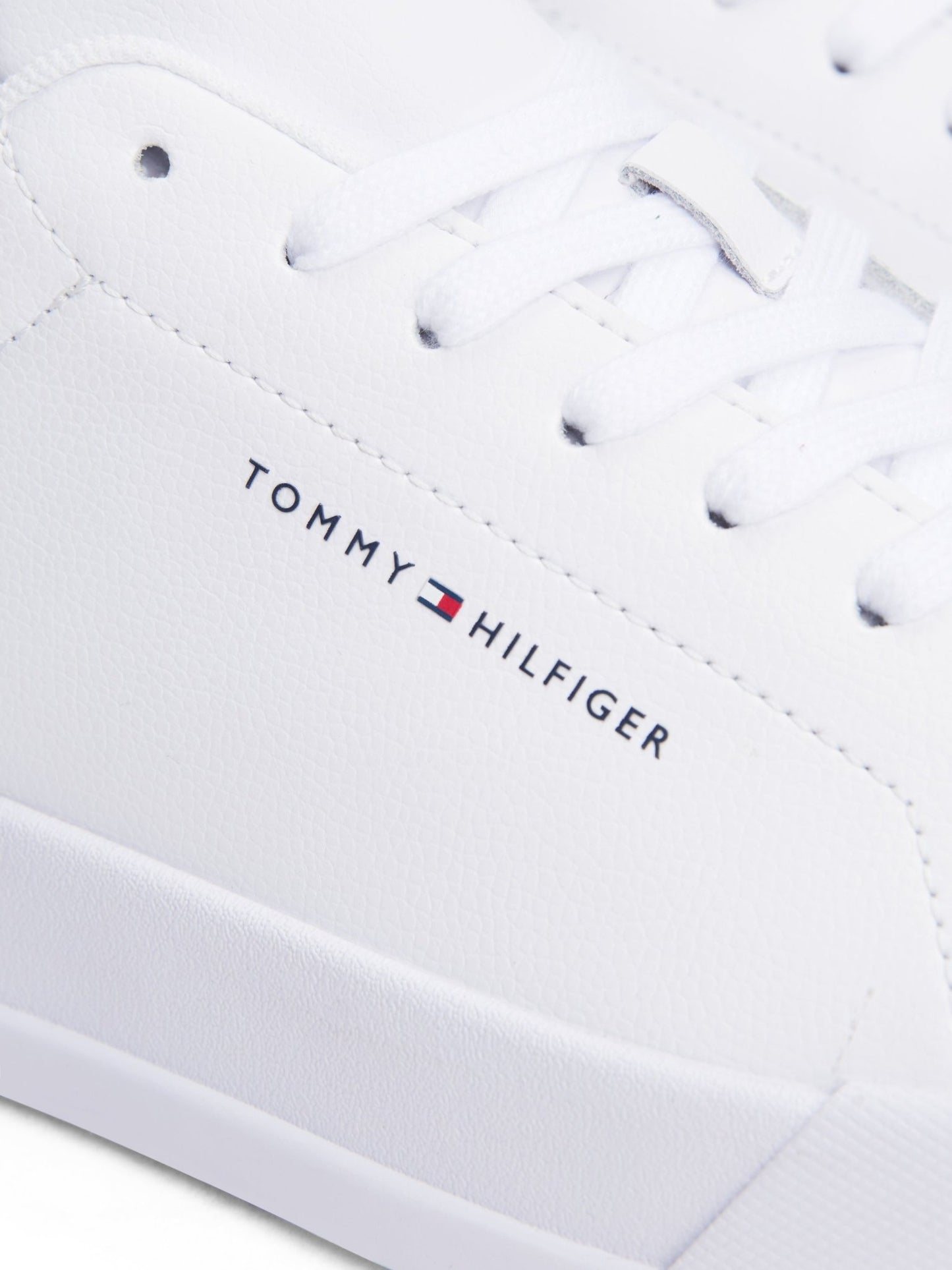 Tommy Hilfiger Essential Leather Court Shoes - Matt O'Brien Fashions