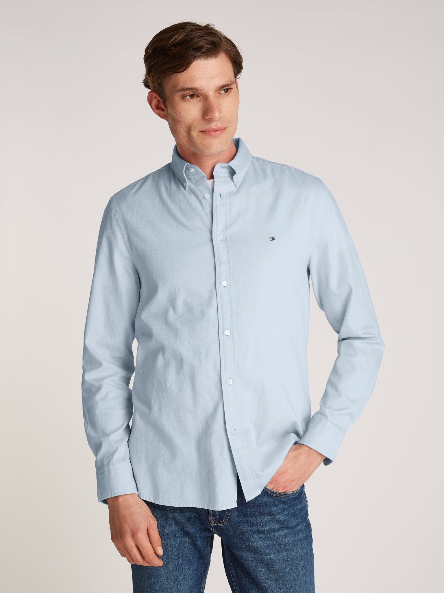 Tommy Hilfiger Flex Dobby Slim Fit Shirt – Matt O'Brien Fashions