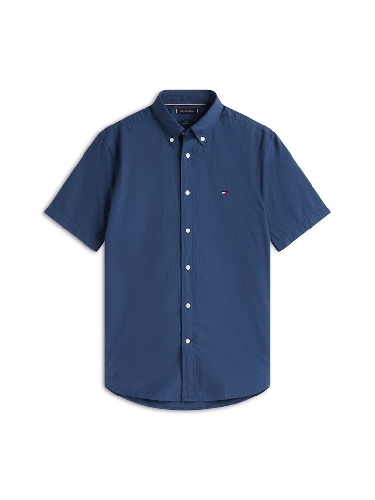 Tommy Hilfiger Flex Poplin Houndstooth Short Sleeve Shirt - Matt O'Brien Fashions