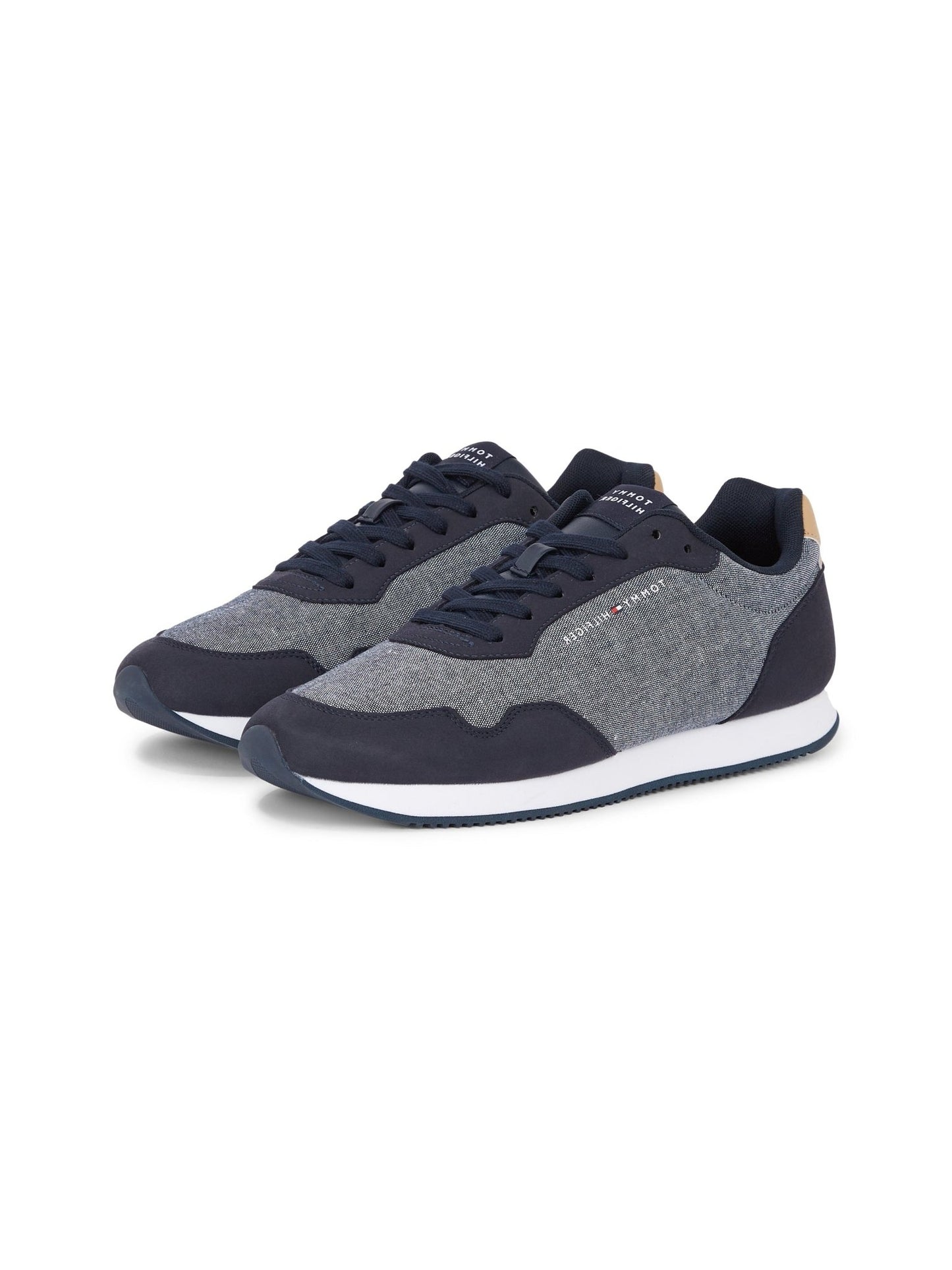 Tommy Hilfiger Low Top Runner Mix Chambray - Matt O'Brien Fashions