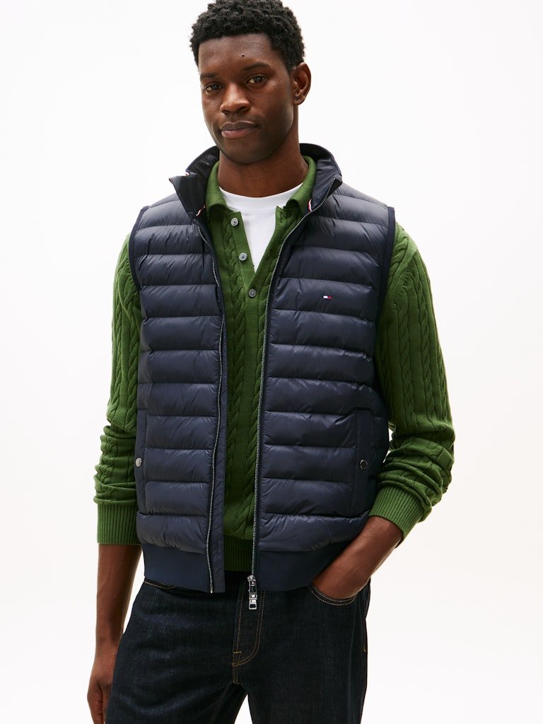 Tommy Hilfiger Mix Media Vest - Matt O'Brien Fashions