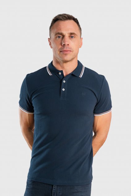 XV Kings Woodville Tipped Polo - Matt O'Brien Fashions