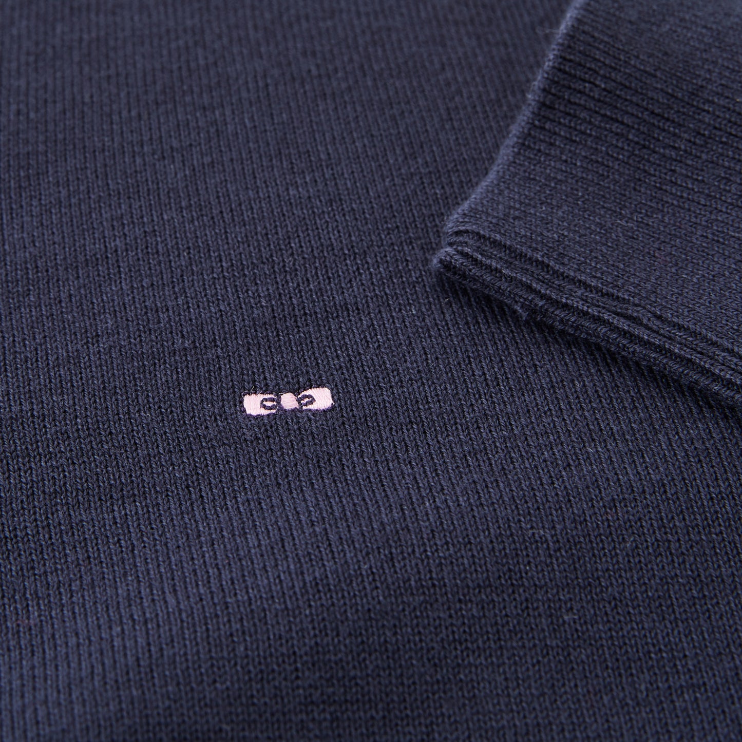Eden Park Cotton V Neck Jumper Navy