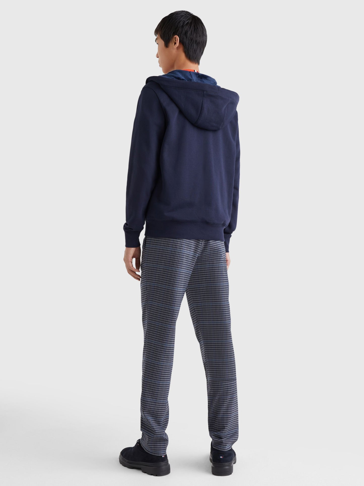 Tommy Hilfiger Tommy Logo Fur Lined Hoody Desert Sky