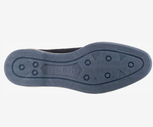 Bugatti Suede Lace Casual Shoes Dark Blue