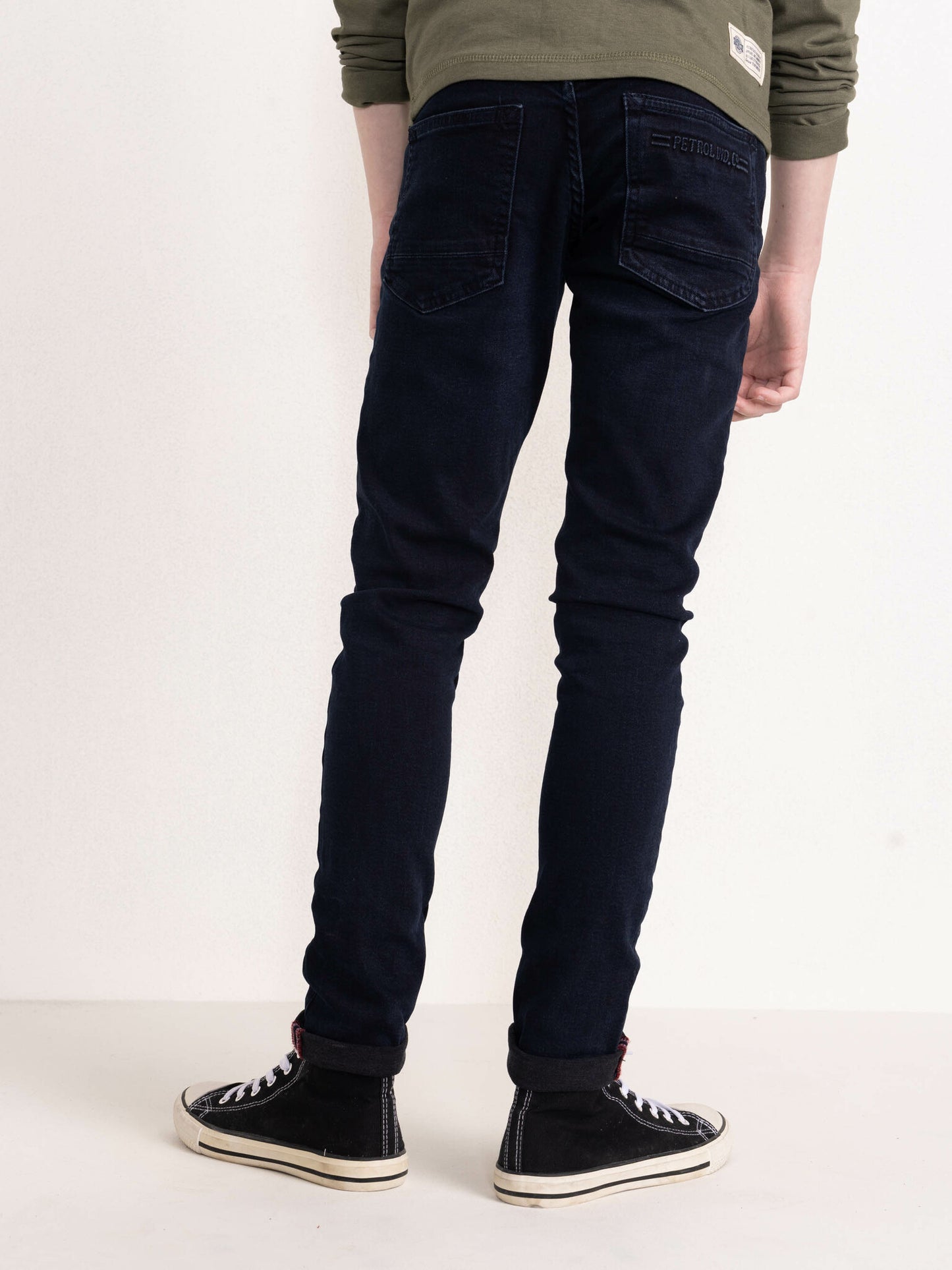 Petrol Industries Boys Nolan Narrow Fit Denim Blue Black