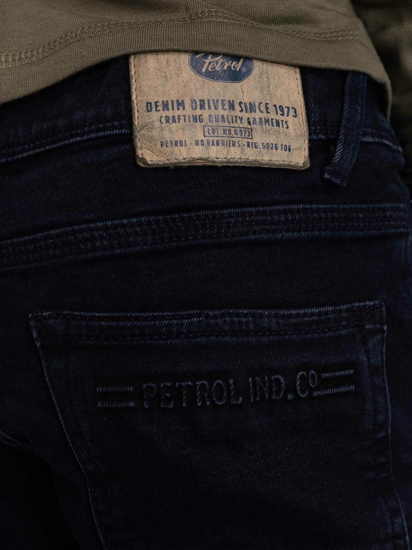 Petrol Industries Boys Nolan Narrow Fit Denim Blue Black