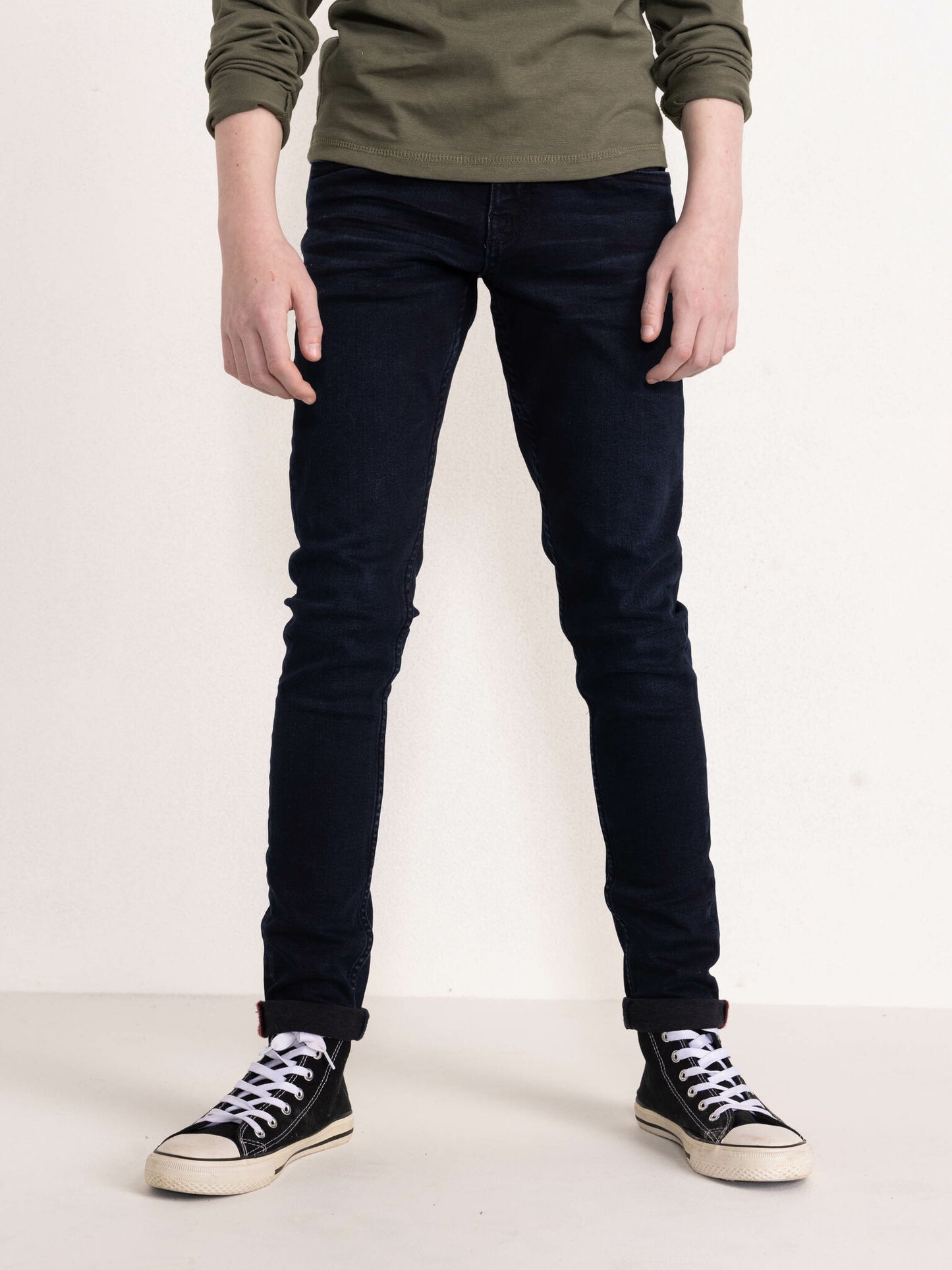 Petrol Industries Boys Nolan Narrow Fit Denim Blue Black