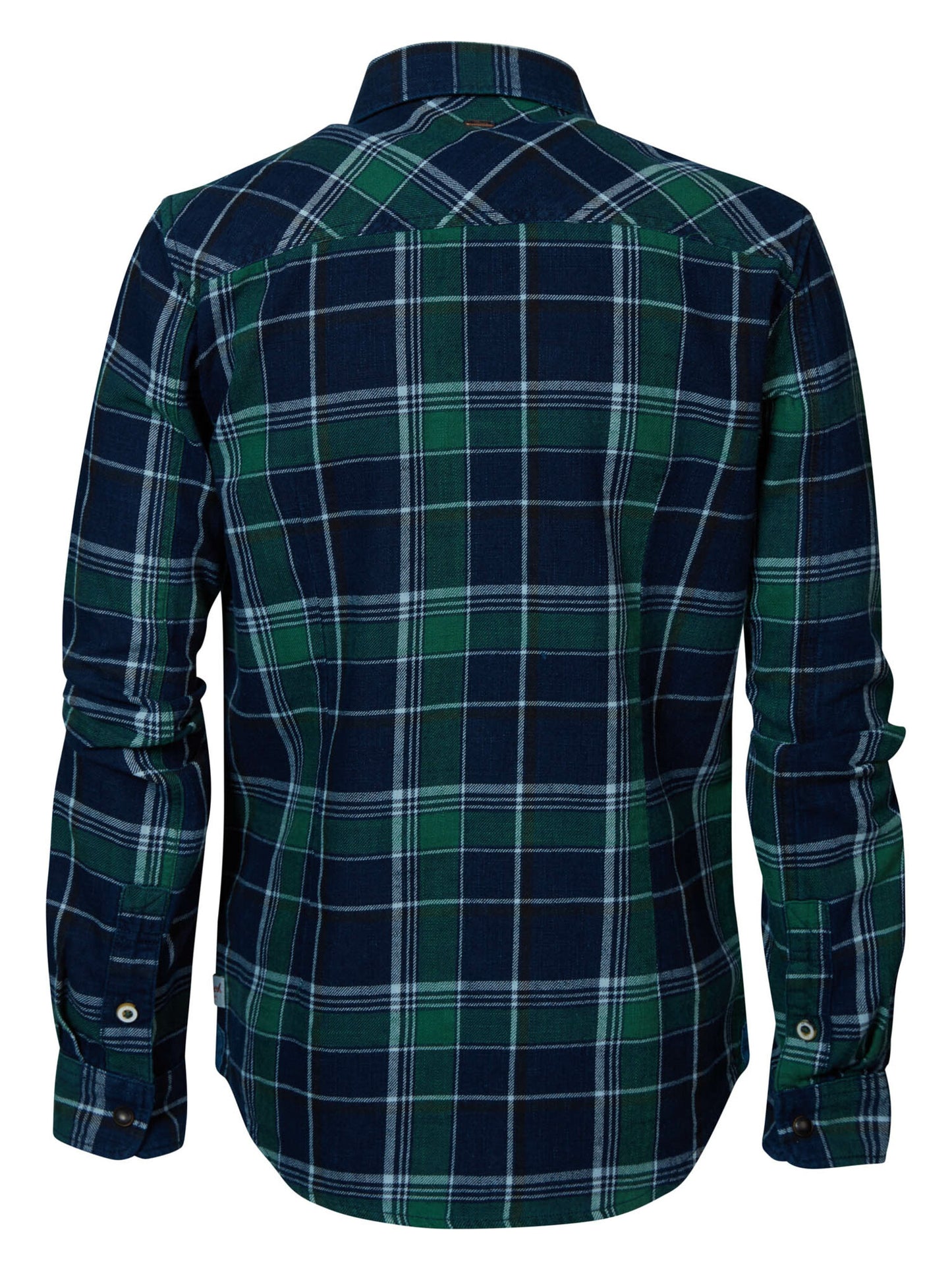 Petrol Industries Boys Check Shirt Green