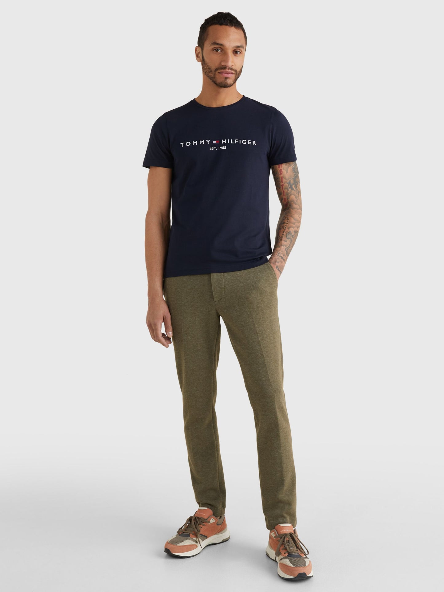 Tommy Hilfiger Core Tommy Logo Tee Desert Sky