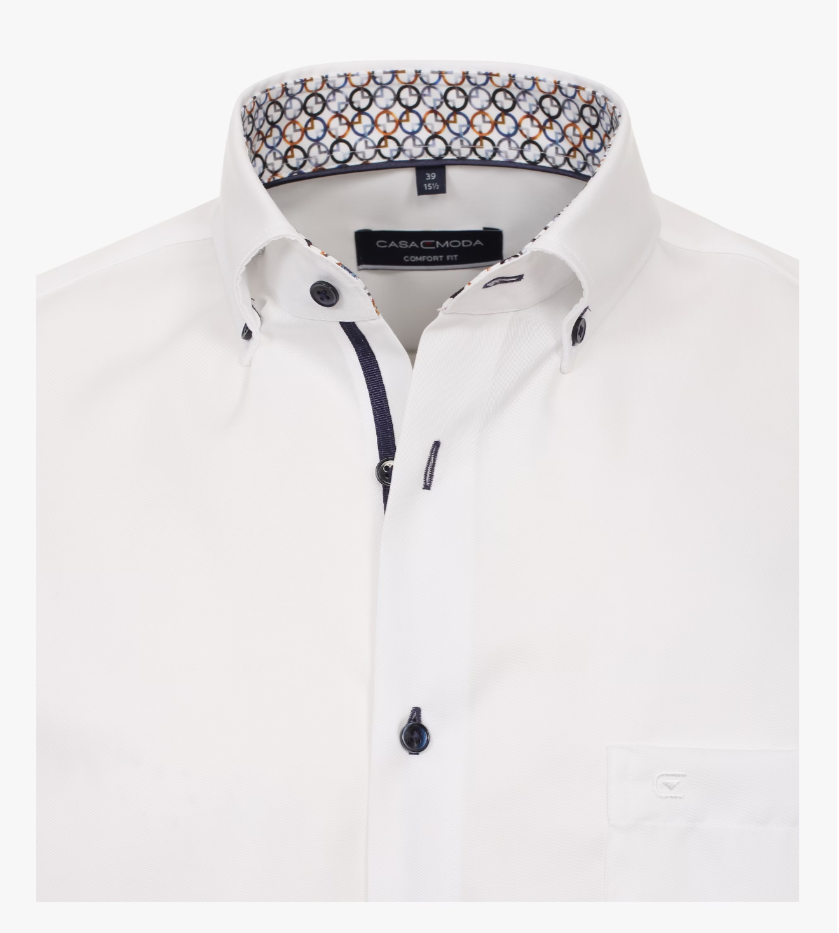 Casa Moda Button Down Comfort Fit Shirt White
