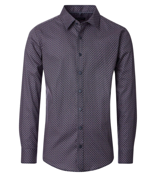 Patterned shirt on a white background