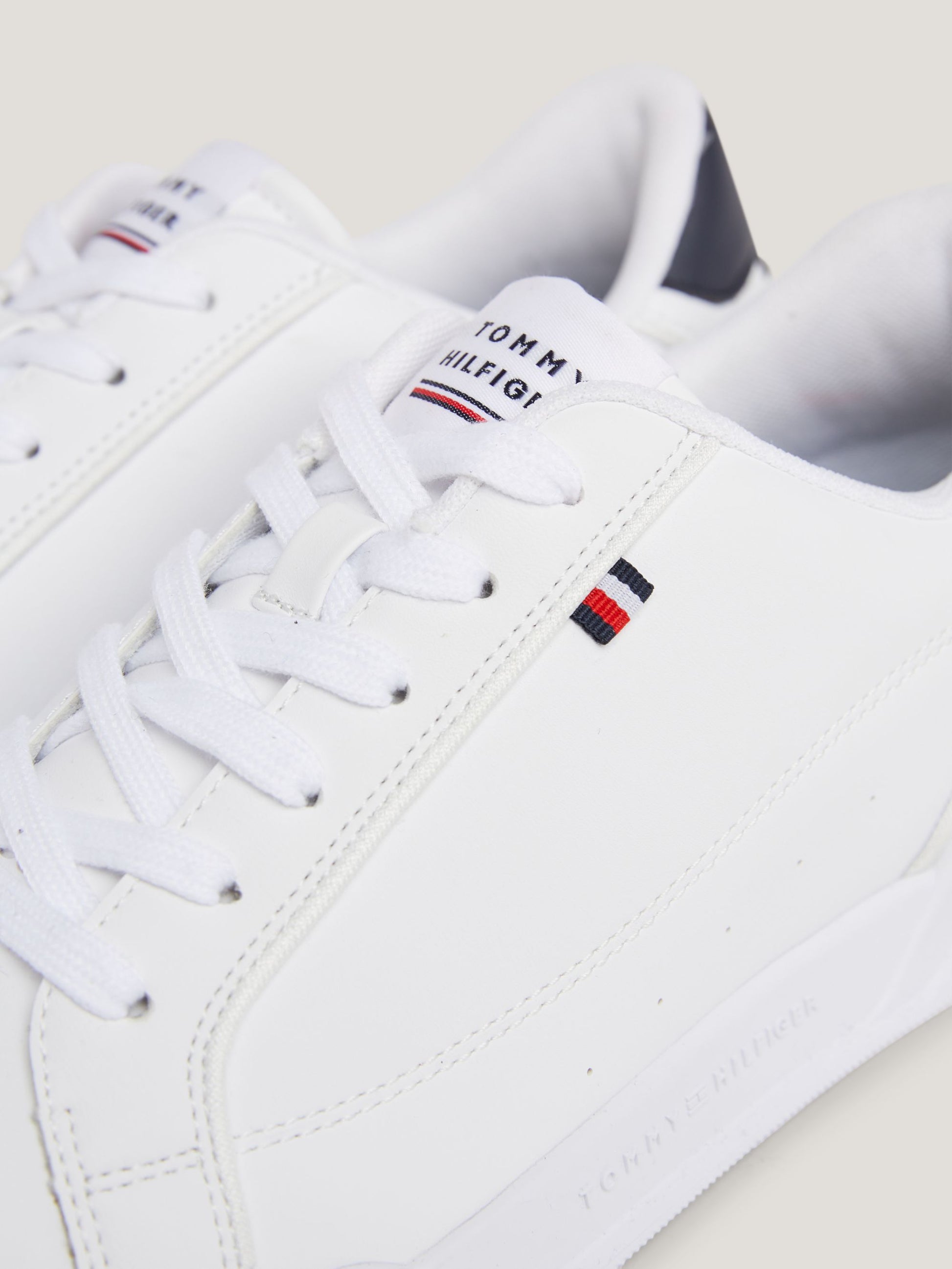 Tommy Hilfiger Low-Top Cupsole Trainers White