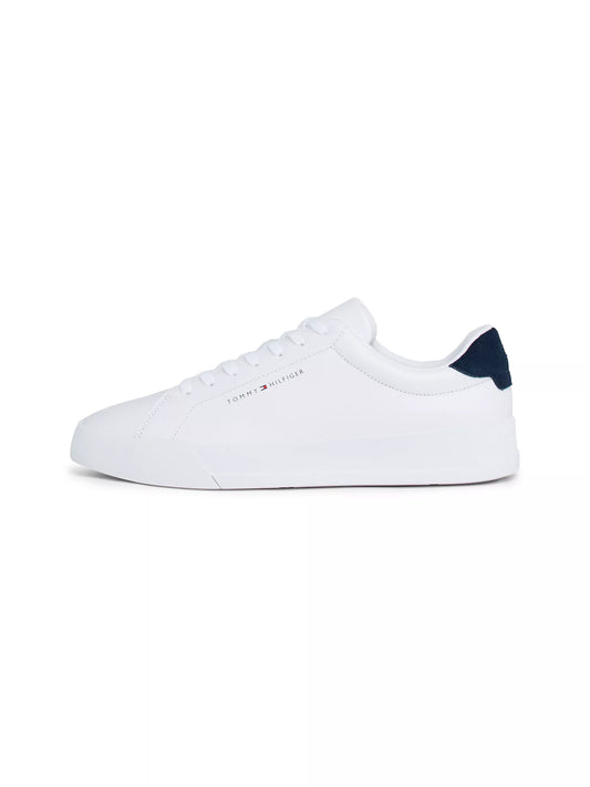 Tommy Hilfiger Leather Chunky Court Trainers White