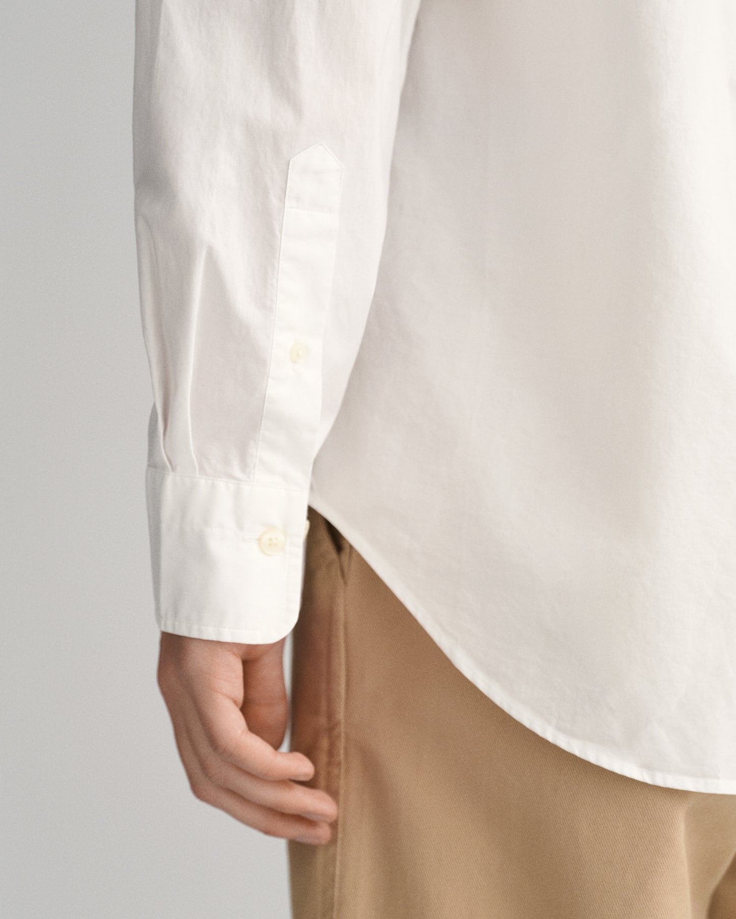 GANT Regular Poplin Shirt White