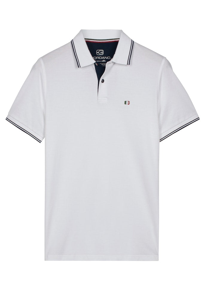 Giordano Nico Tipped Polo