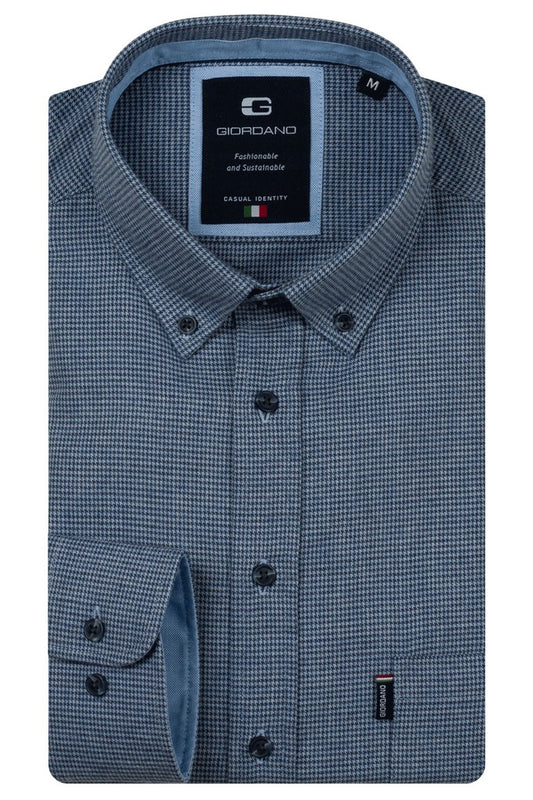 Giordano Dino Micro Houndstooth Shirt