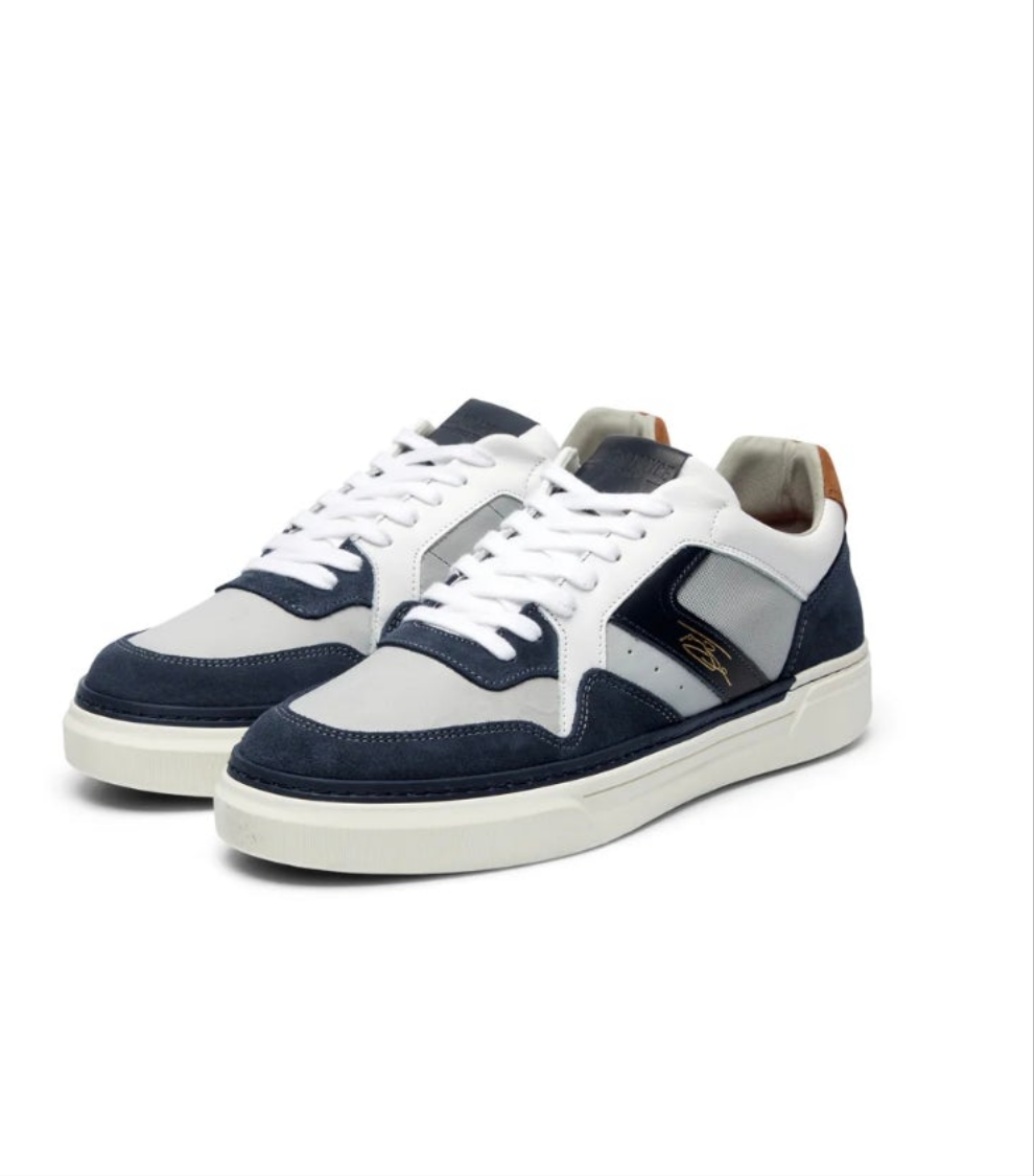 Lloyd and Pryce Tommy Bowe Shoes Brache Runner. Pair of casual shoes on a white background  -  Matt O'Brien Fashions