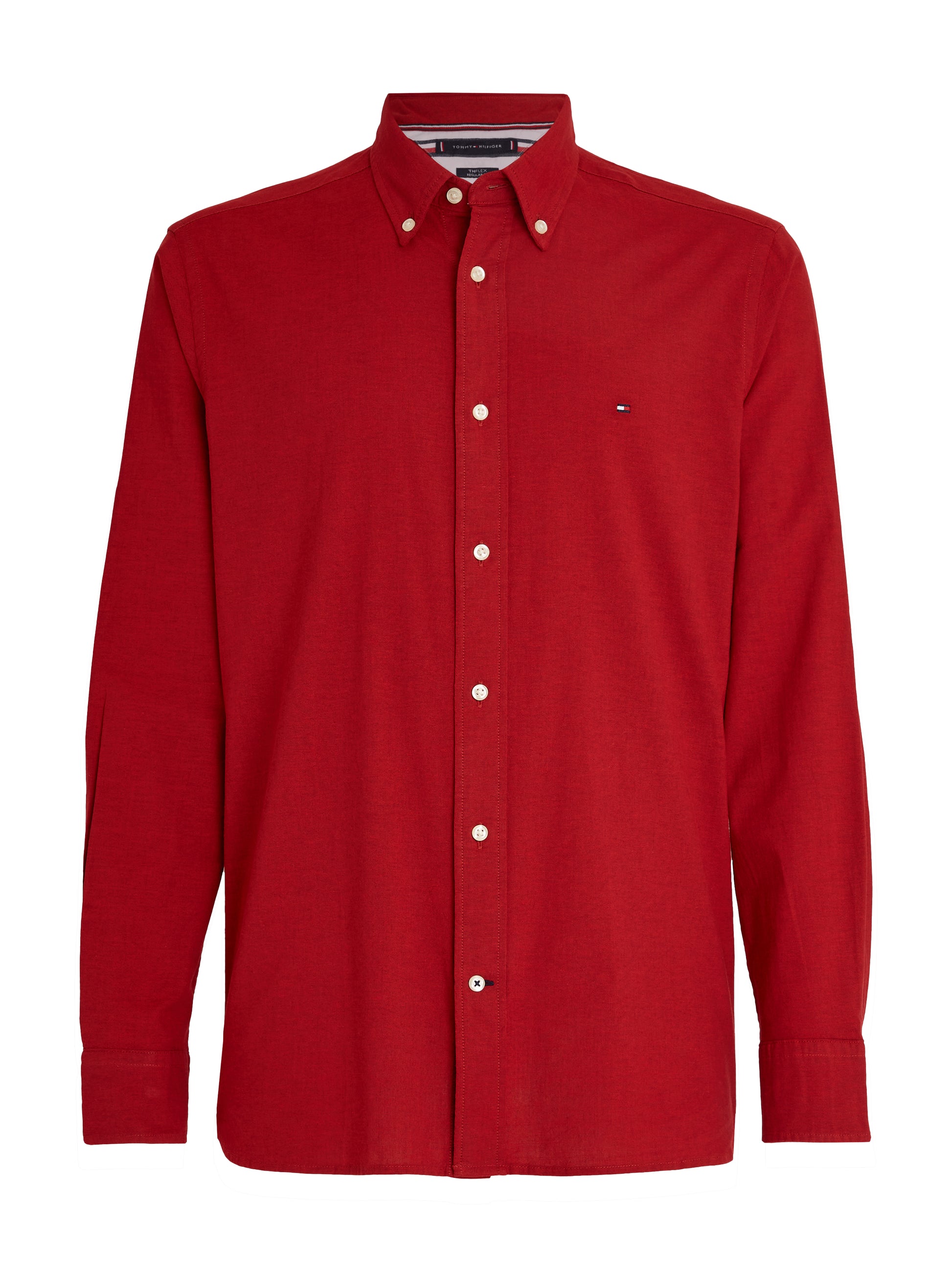 Tommy Hilfiger 1985 Flex Oxford RF Shirt Rouge