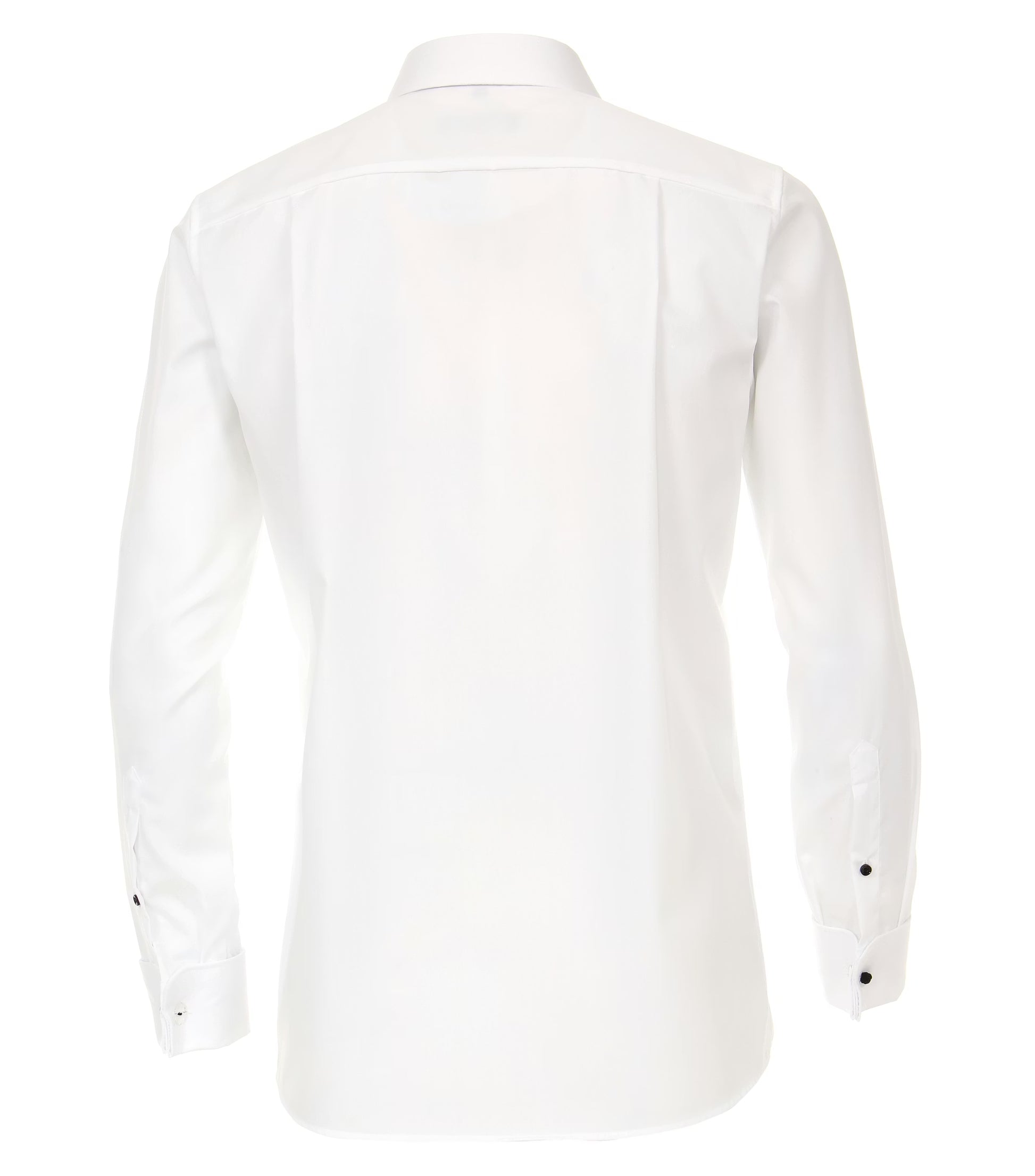 White dress shirt on a white background