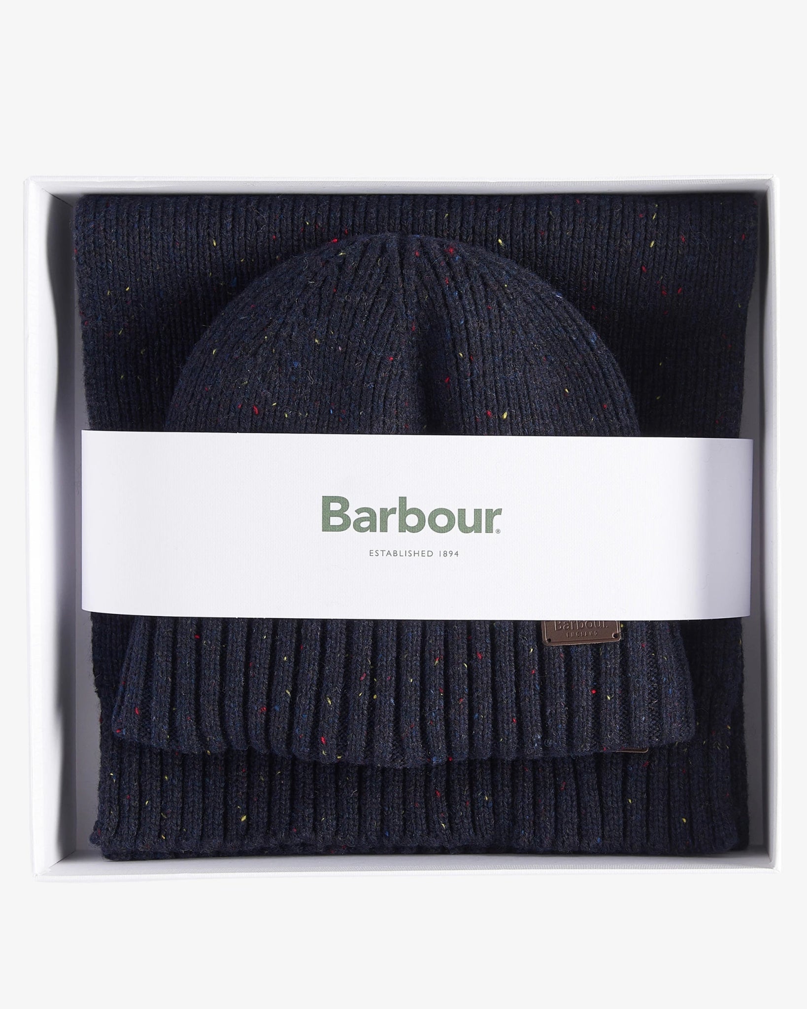 Barbour Carlton Fleck Beanie & Scarf Set - Matt O'Brien Fashions