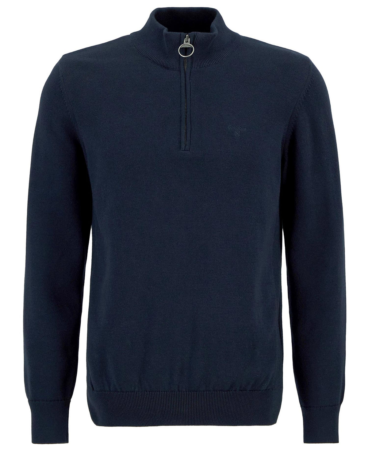Barbour Cotton Quarter Zip Jumper - Matt O'Brien Fashions