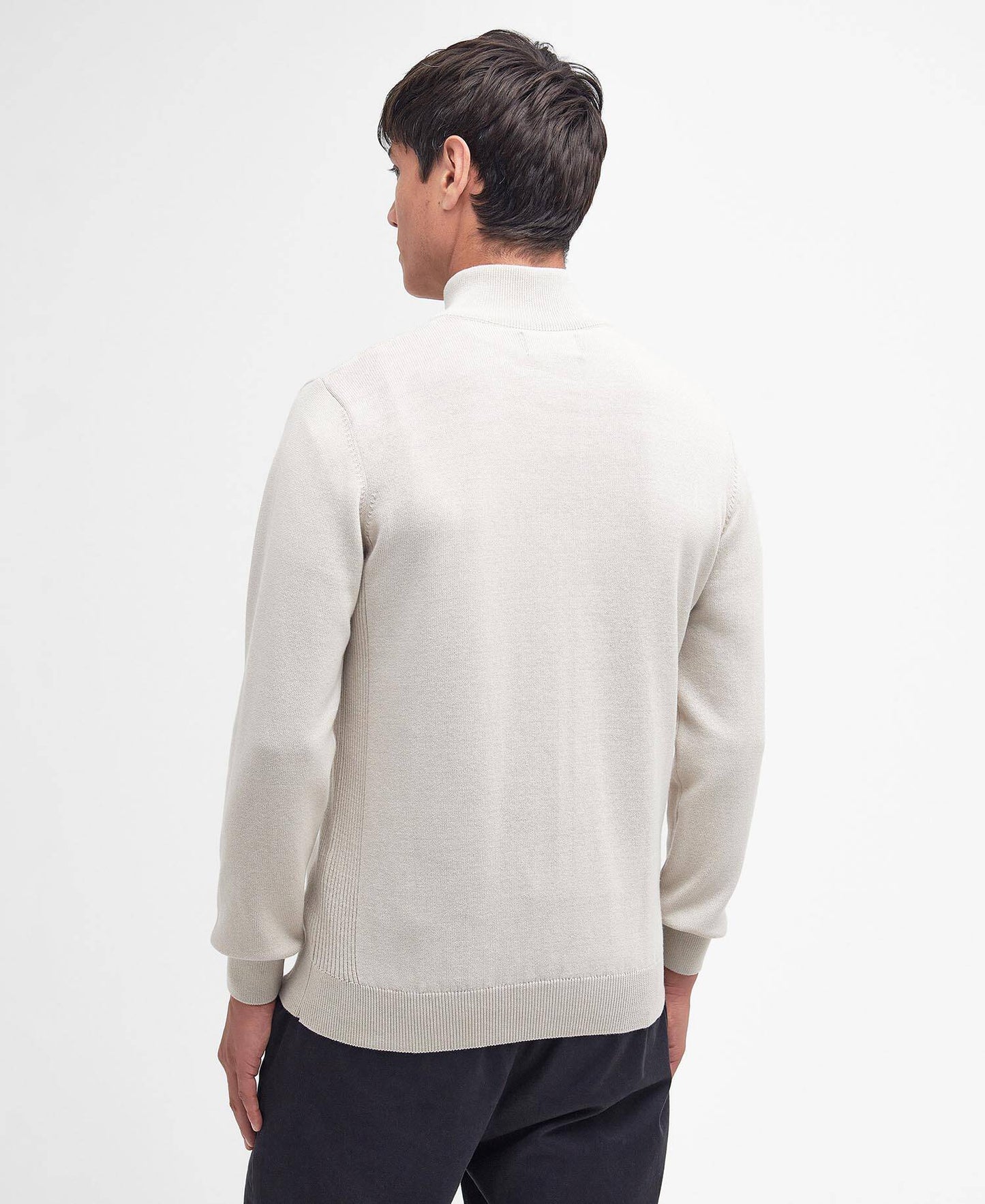 Barbour Cotton Quarter Zip Jumper - Matt O'Brien Fashions
