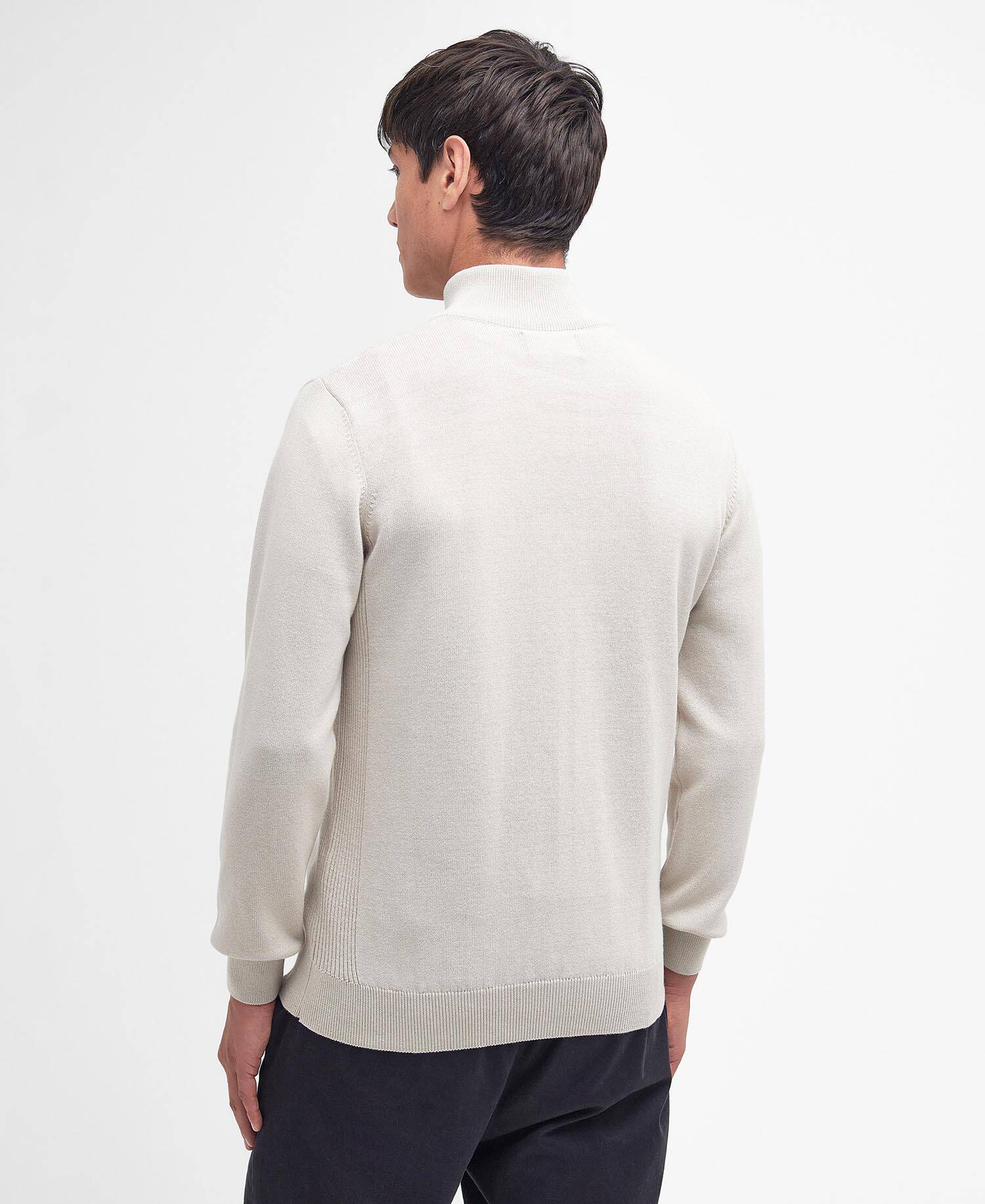 Barbour Cotton Quarter Zip Jumper - Matt O'Brien Fashions
