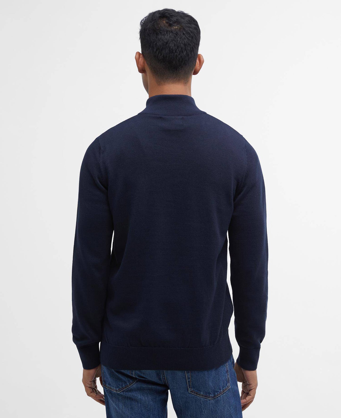 Barbour Cotton Quarter Zip Jumper - Matt O'Brien Fashions