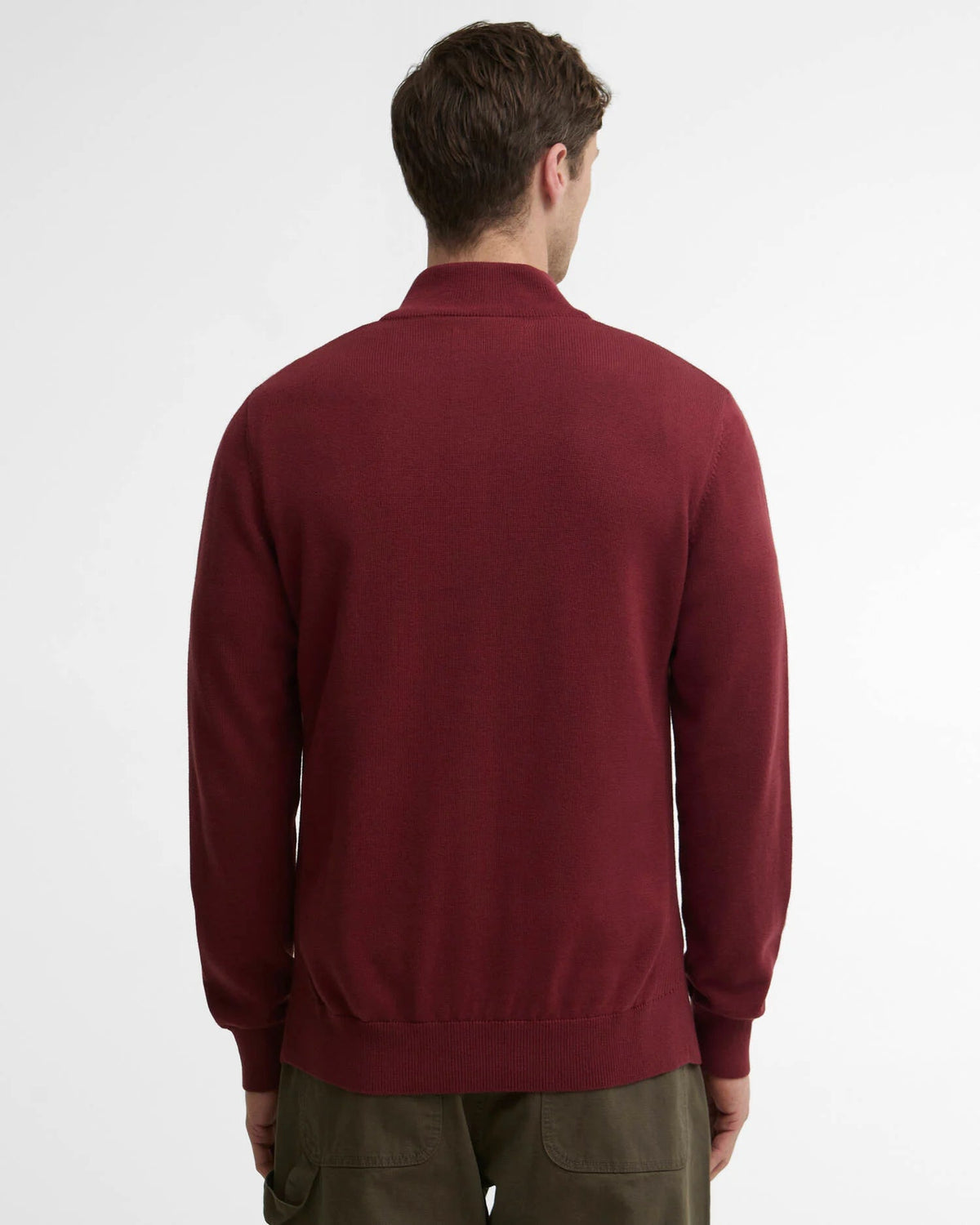 Barbour Cotton Quarter Zip Jumper - Matt O'Brien Fashions