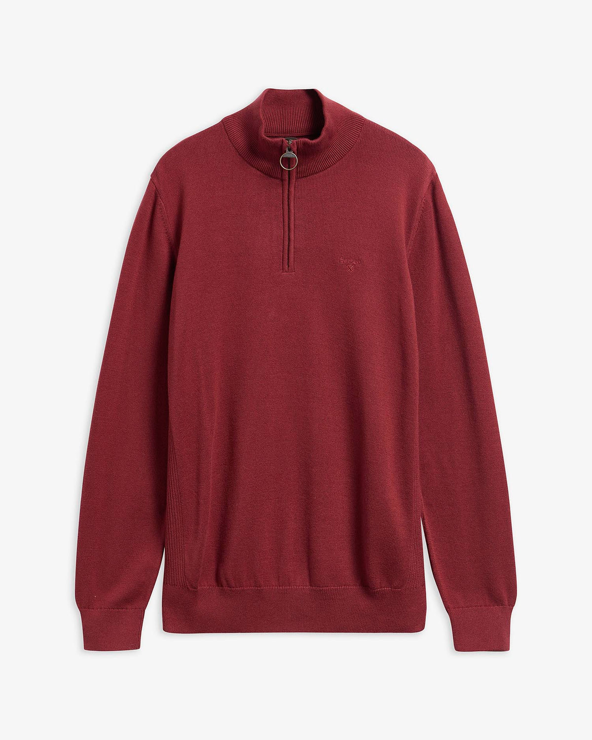 Barbour Cotton Quarter Zip Jumper - Matt O'Brien Fashions